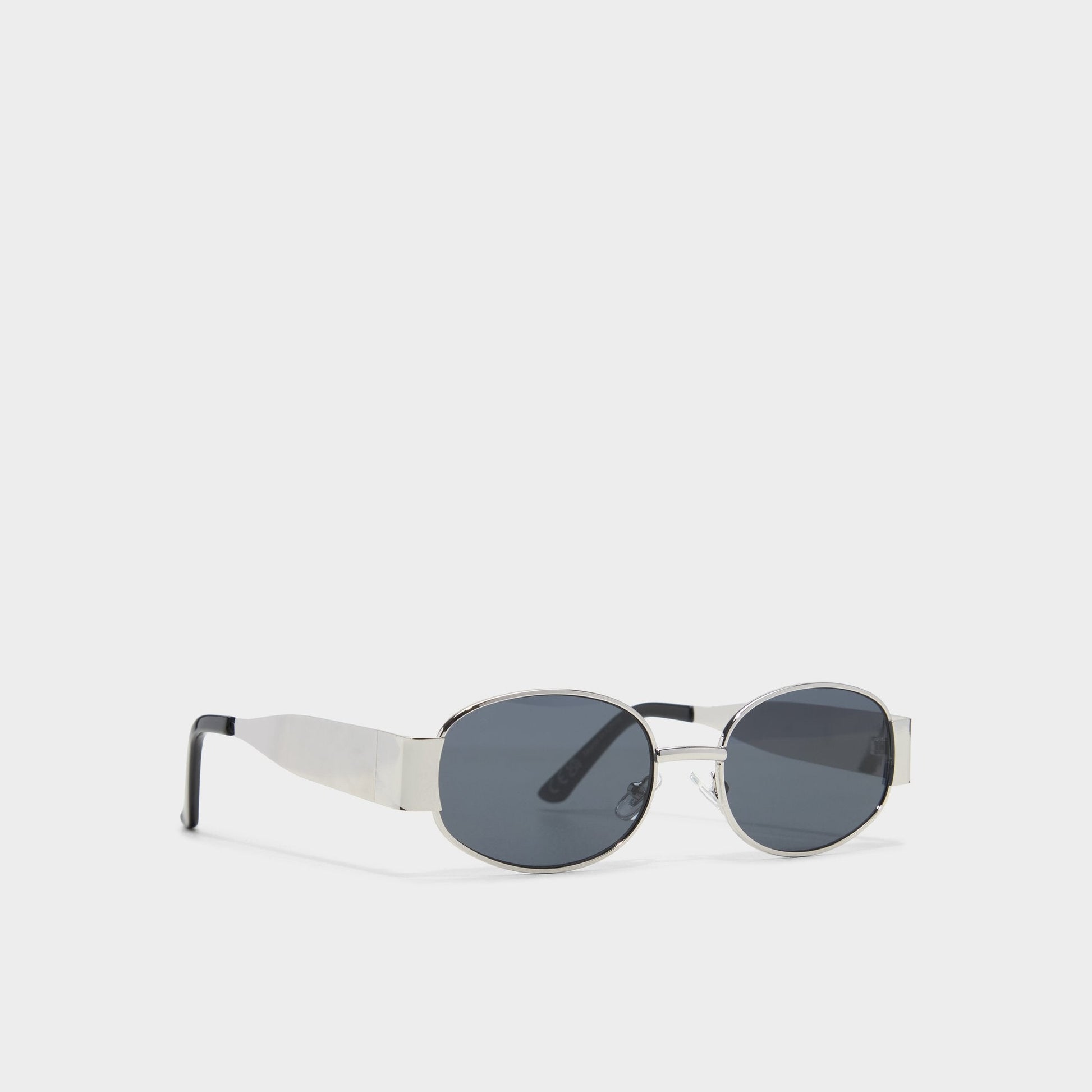 Unirerin Silver Women's Round - Round sunglasses - Silver