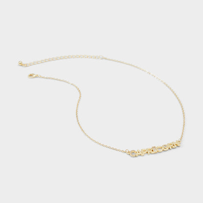 Starsigns Yellow Women's Cubic Zirconia - Necklace - Yellow