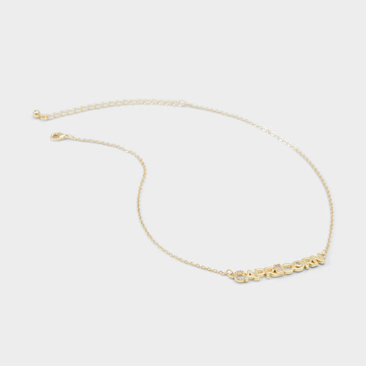 Starsigns Yellow Women's Cubic Zirconia - Necklace - Yellow