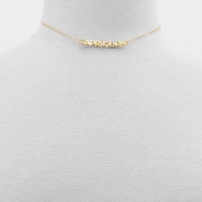 Starsigns Yellow Women's Cubic Zirconia - Necklace - Yellow