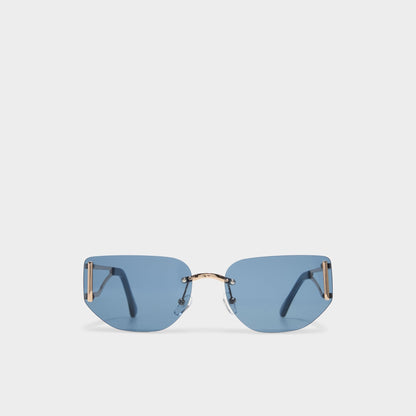 Delalle Gold Women's Square - Square sunglasses - Gold