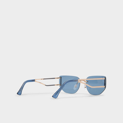 Delalle Gold Women's Square - Square sunglasses - Gold