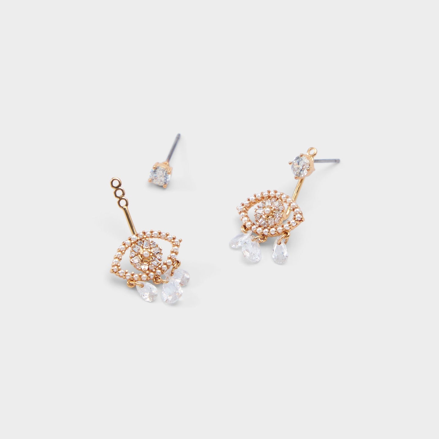 Eulalie Gold/Clear Multi Women's Gold plated - Earrings - Gold/Clear Multi