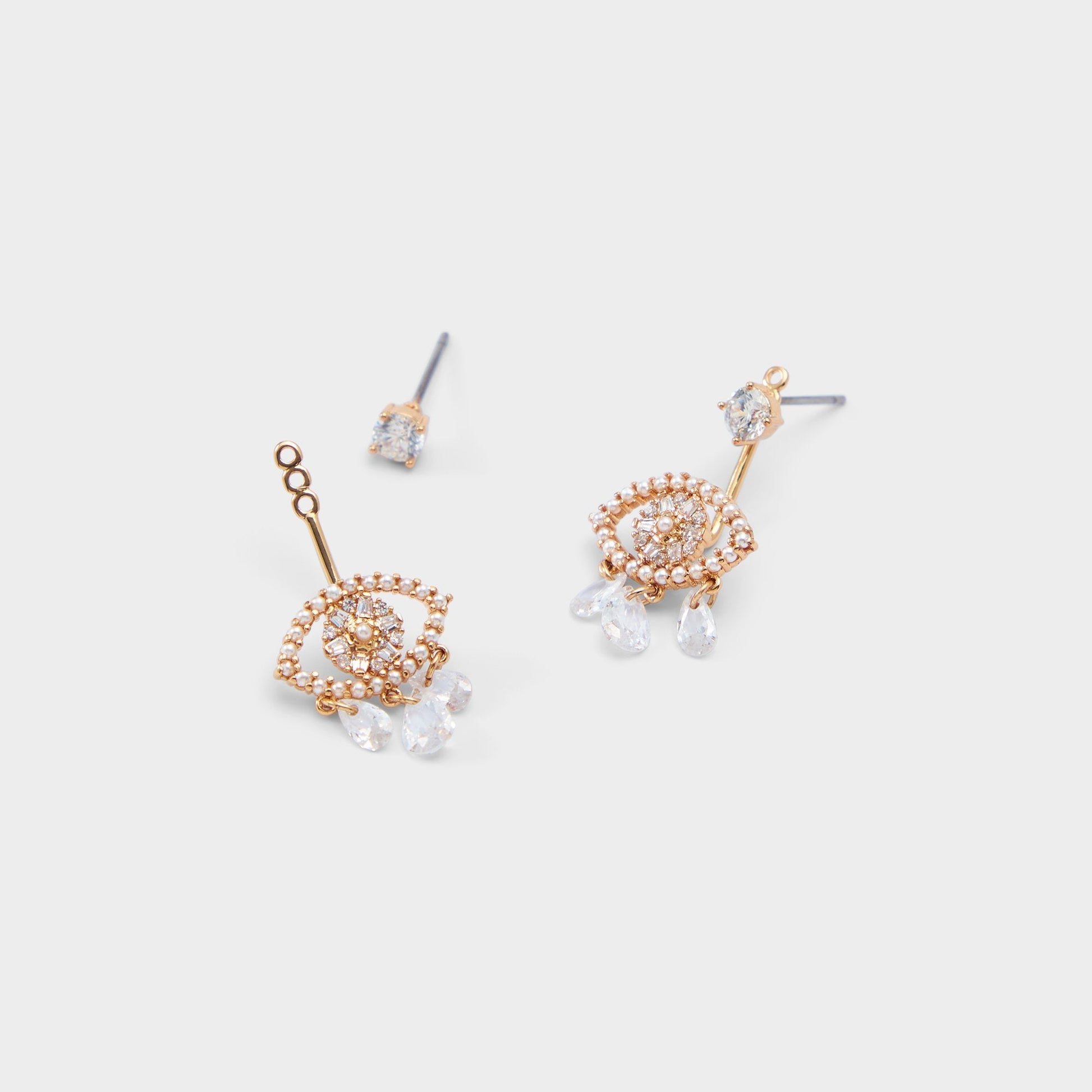 Eulalie Gold/Clear Multi Women's Gold plated - Earrings - Gold/Clear Multi