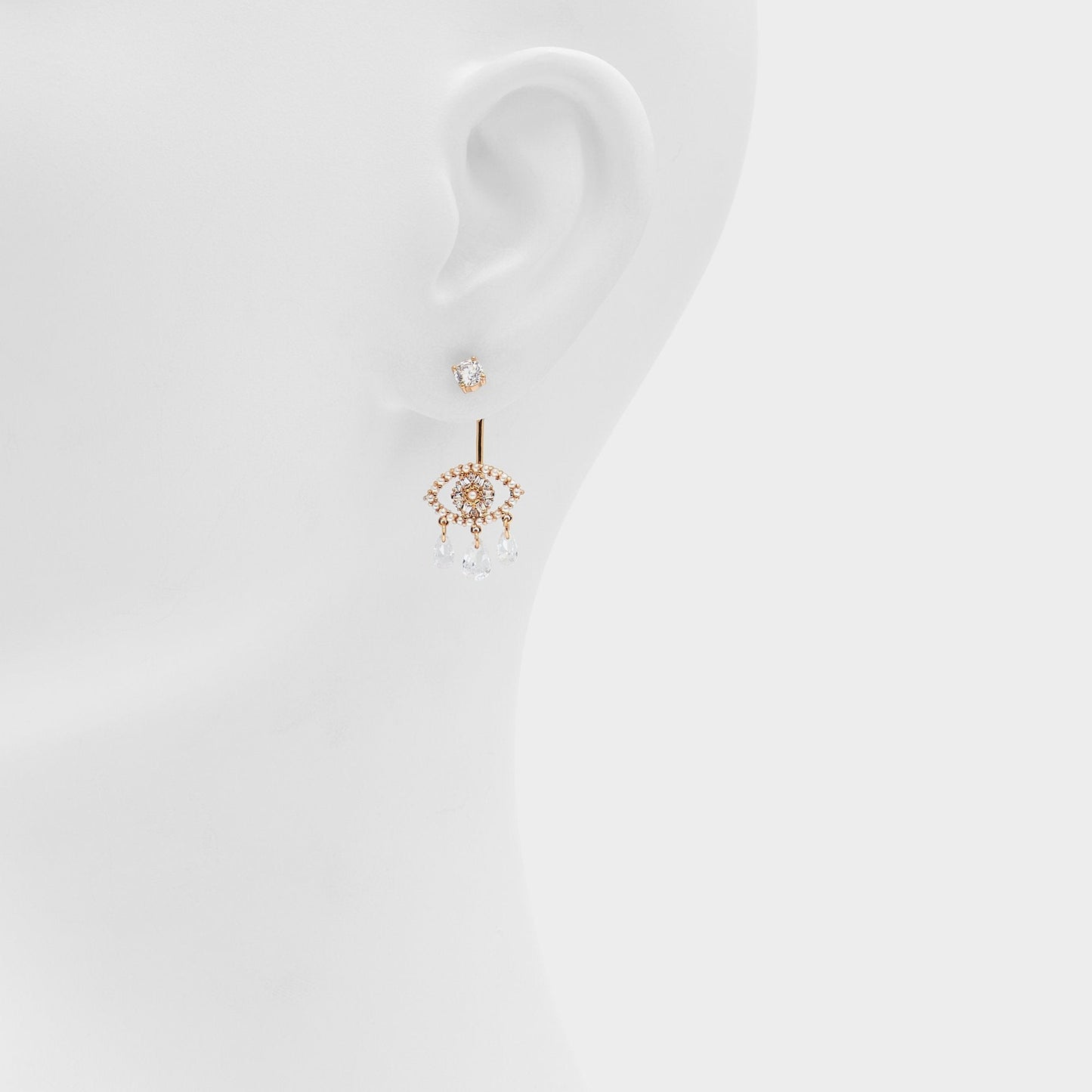 Eulalie Gold/Clear Multi Women's Gold plated - Earrings - Gold/Clear Multi