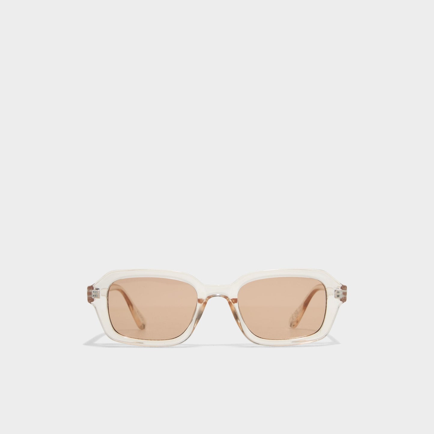 Desnix Natural Women's Square - Rectangle sunglasses - Natural