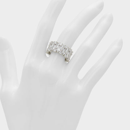Nikka Silver/Clear Multi Women's Cubic Zirconia - Ring - Silver/Clear Multi