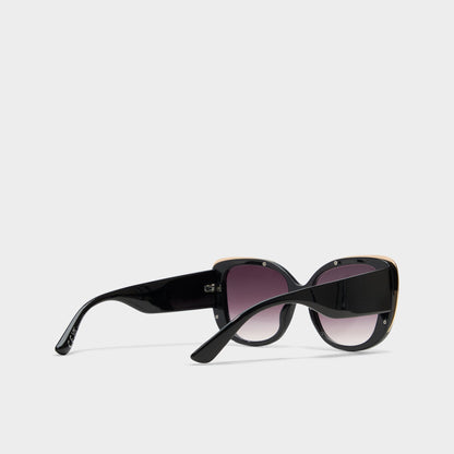 Dorkayx Black/Gold Multi Women's Square - Square sunglasses - Black/Gold Multi