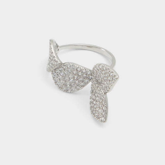 Celenring Silver/Clear Multi Women's Rings - Ring - Silver/Clear Multi