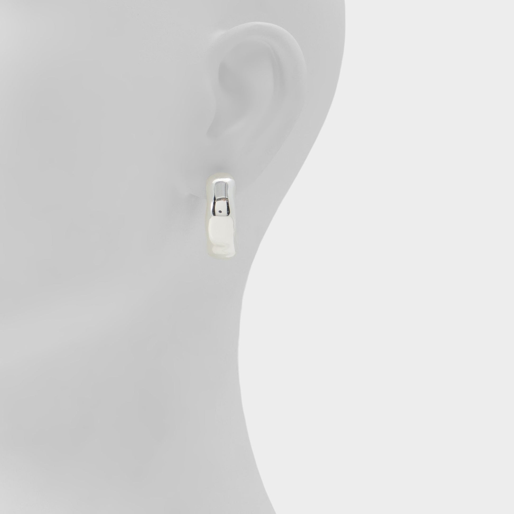 Carandar in Silver - Hoop earrings - Silver