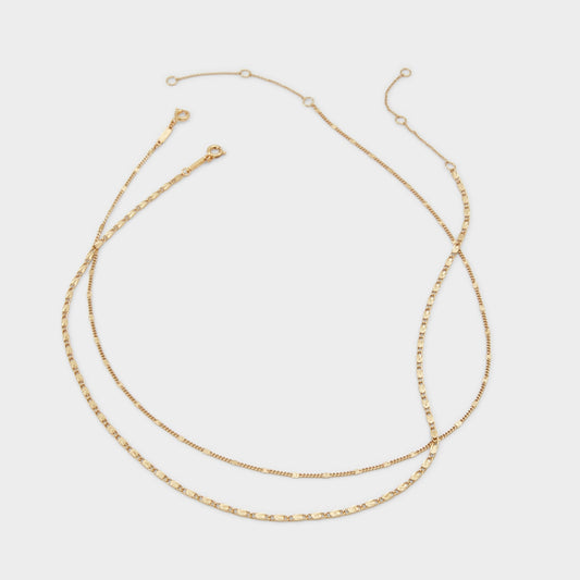 Rilara Gold Women's Necklaces - Layered necklace - Gold