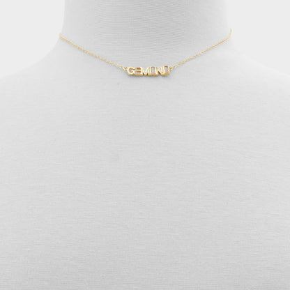 Starsigns Gold Women's Cubic Zirconia - Necklace - Gold