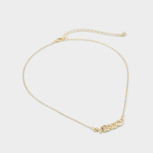 Starsigns Gold Women's Cubic Zirconia - Necklace - Gold