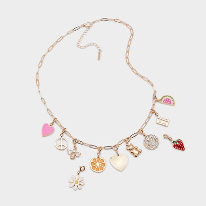 Charmcrazy Bright Multi Women's Necklaces - Charm necklace - Bright Multi