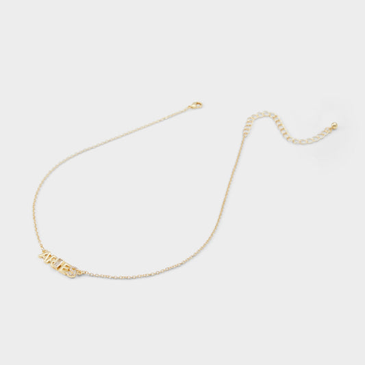 Starsigns Dark Yellow Women's Cubic Zirconia - Necklace - Dark Yellow