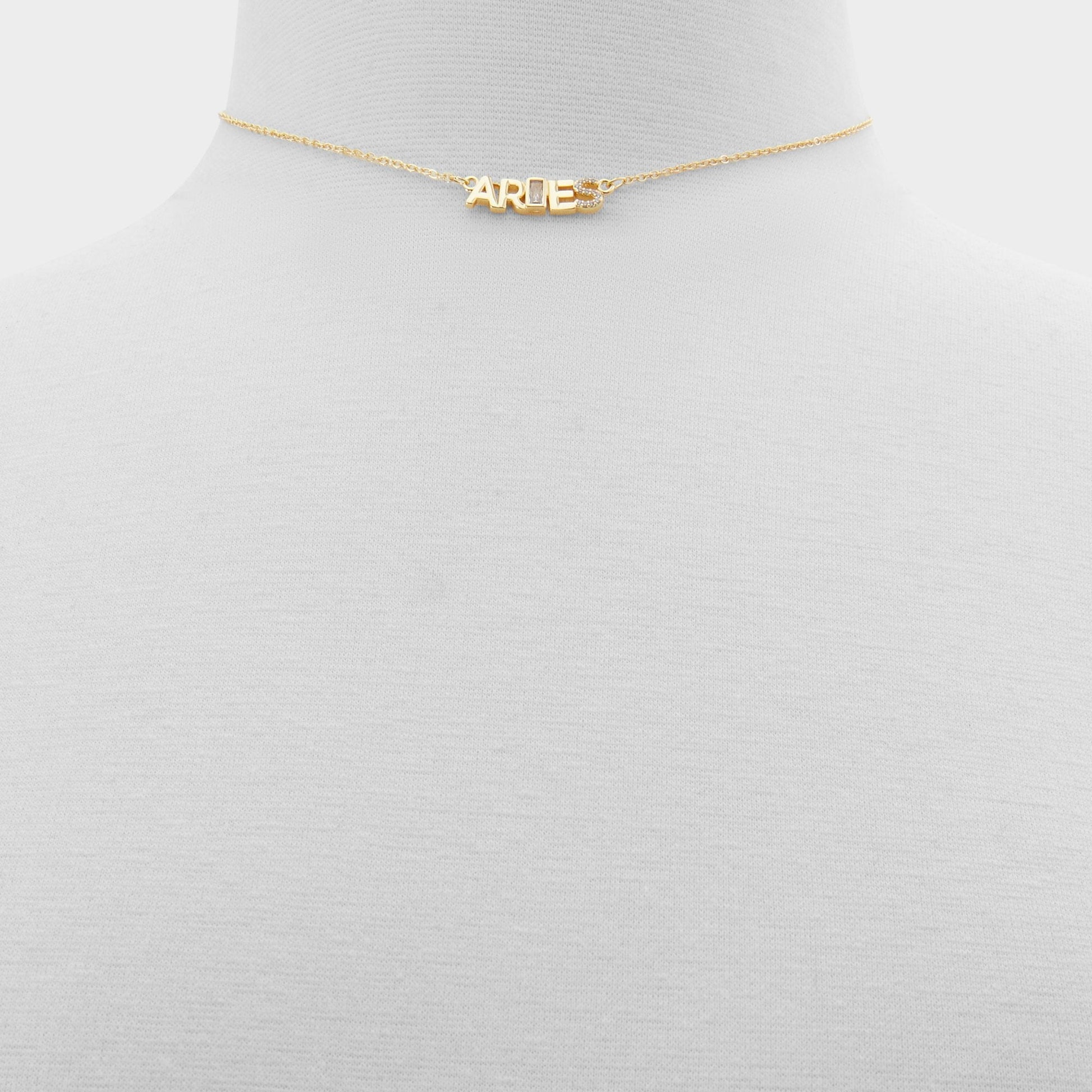 Starsigns Dark Yellow Women's Cubic Zirconia - Necklace - Dark Yellow