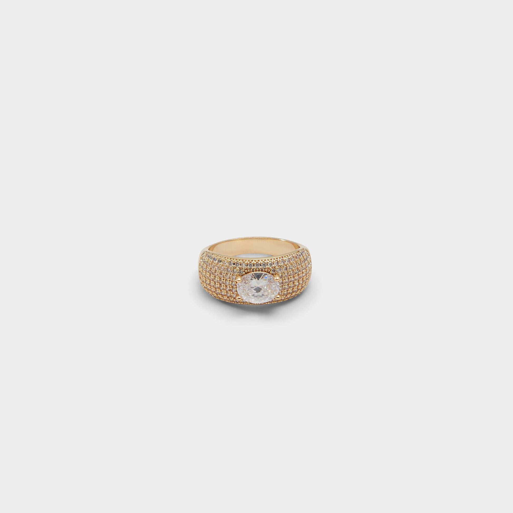 Caredar Gold/Clear Multi Women's Cubic Zirconia - Ring - Gold/Clear Multi
