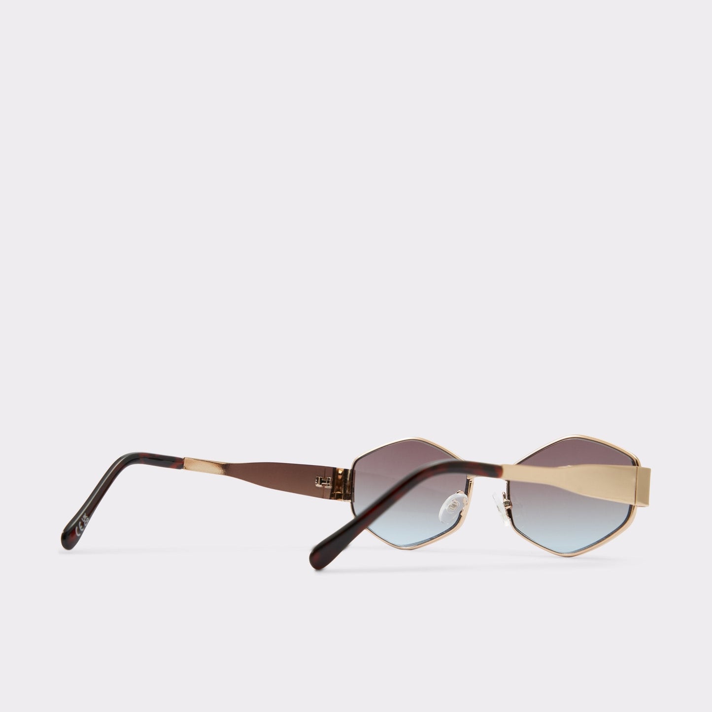Rilibaen Gold Women's Round - Sunglasses - Gold