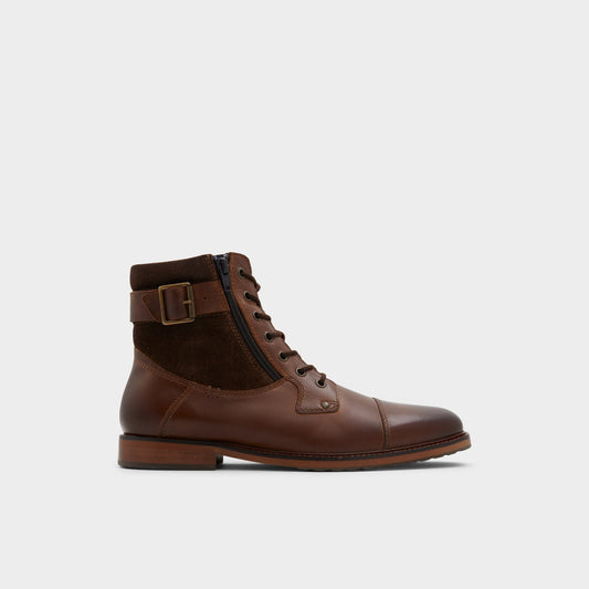 Constantine Dark Brown Men's Lace-up boots - Lace-up boot - Dark brown