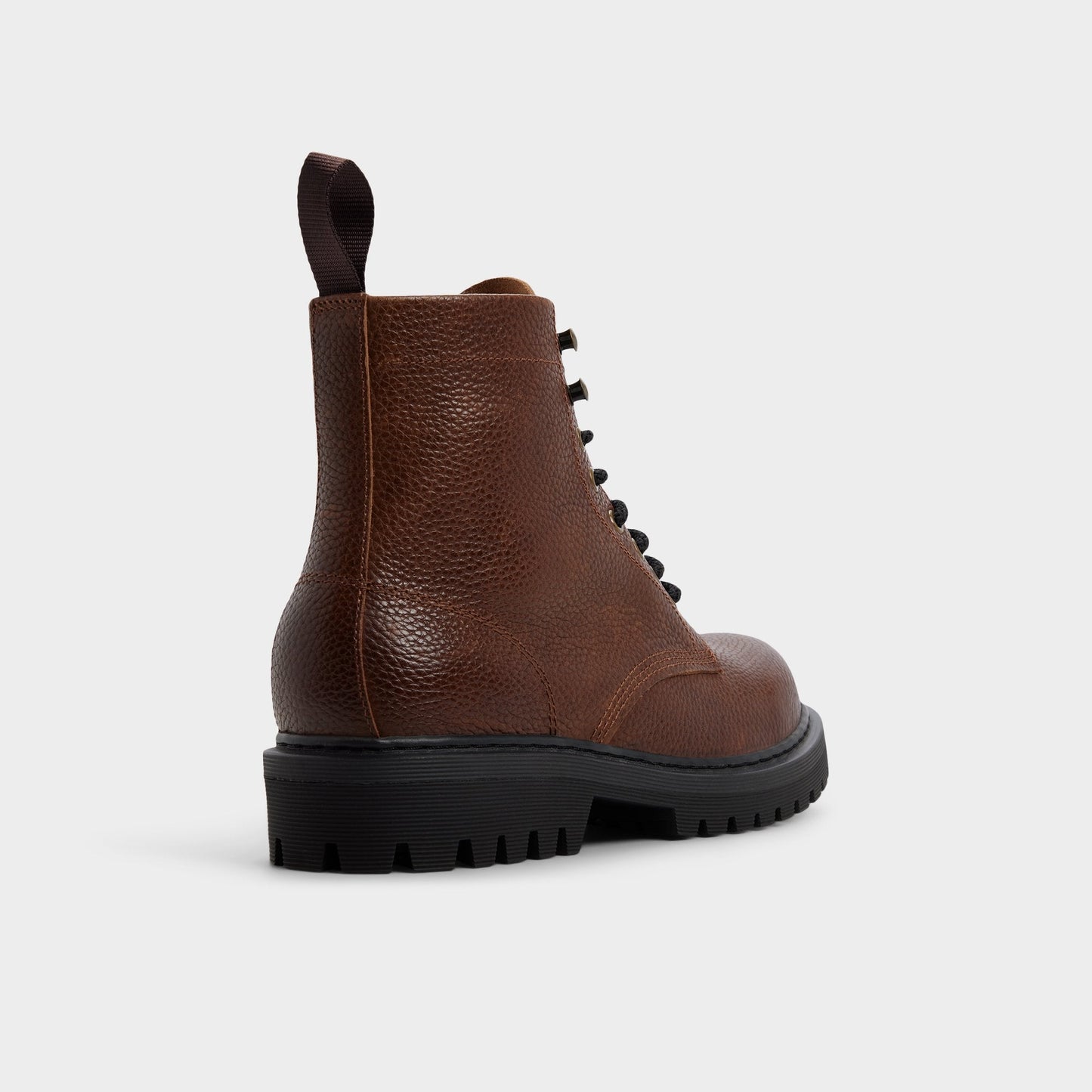 Doublezero in Dark Brown - Combat boot, Lug sole - Dark brown