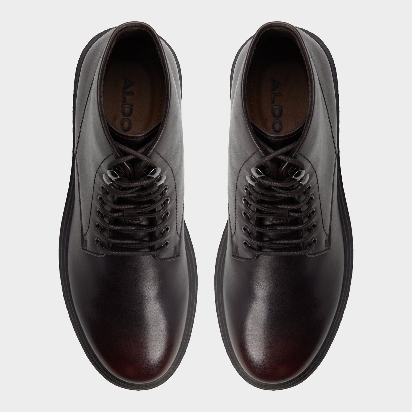 Walton in Dark Brown - Lace-up boot - Dark brown