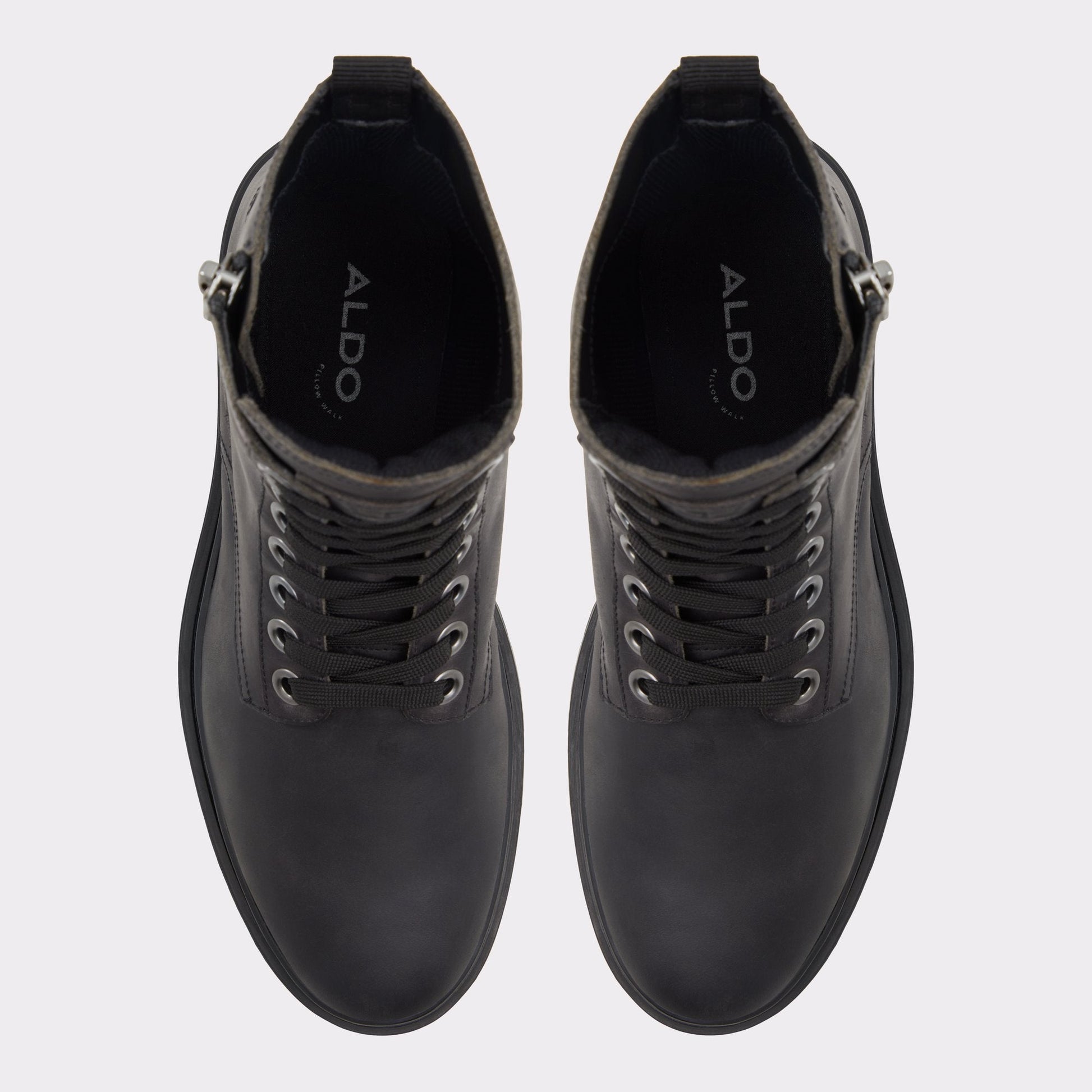 Roby Open Black Men's Lace-up boots - Lace-up boot, Lug sole - Open Black