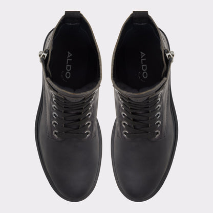 Roby Open Black Men's Lace-up boots - Lace-up boot, Lug sole - Open Black