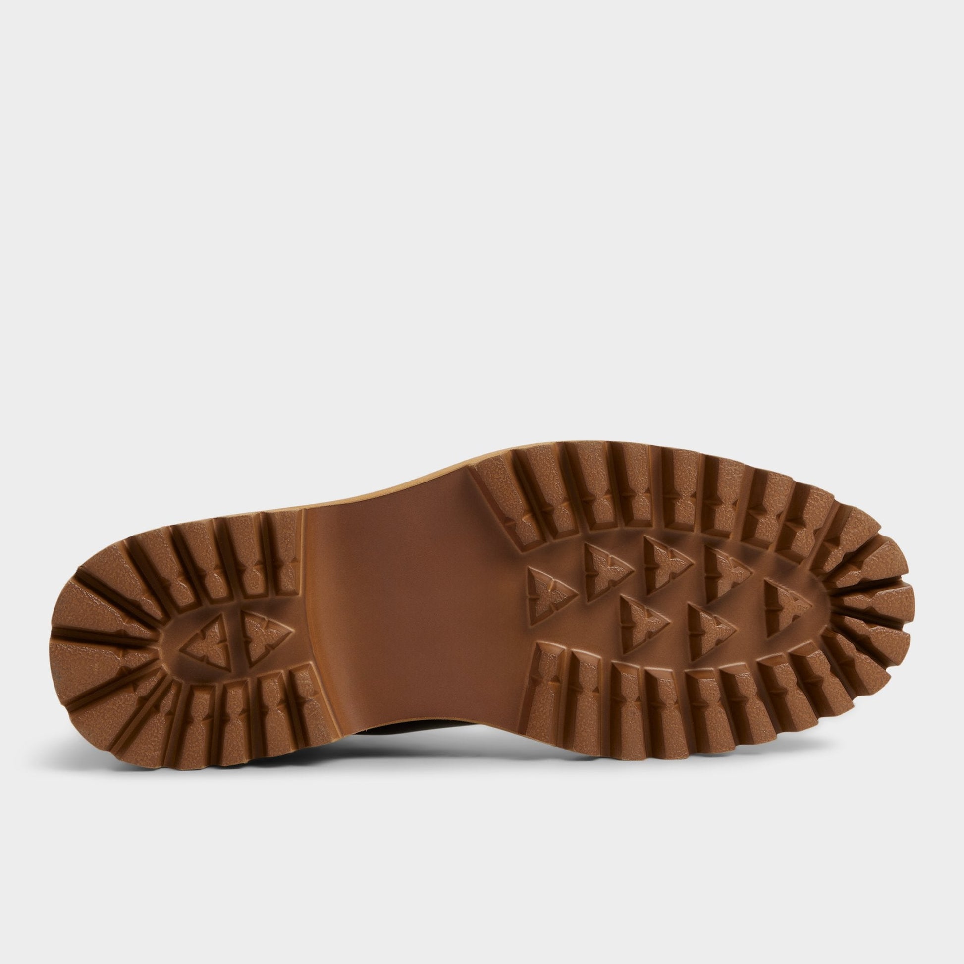 Grier in Medium Brown - Combat boot, Lug sole - Medium brown