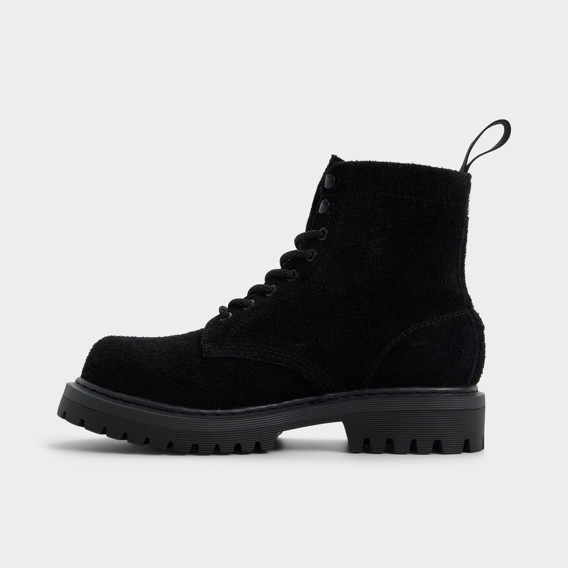Doublezero in Black - Combat boot, Lug sole - Black