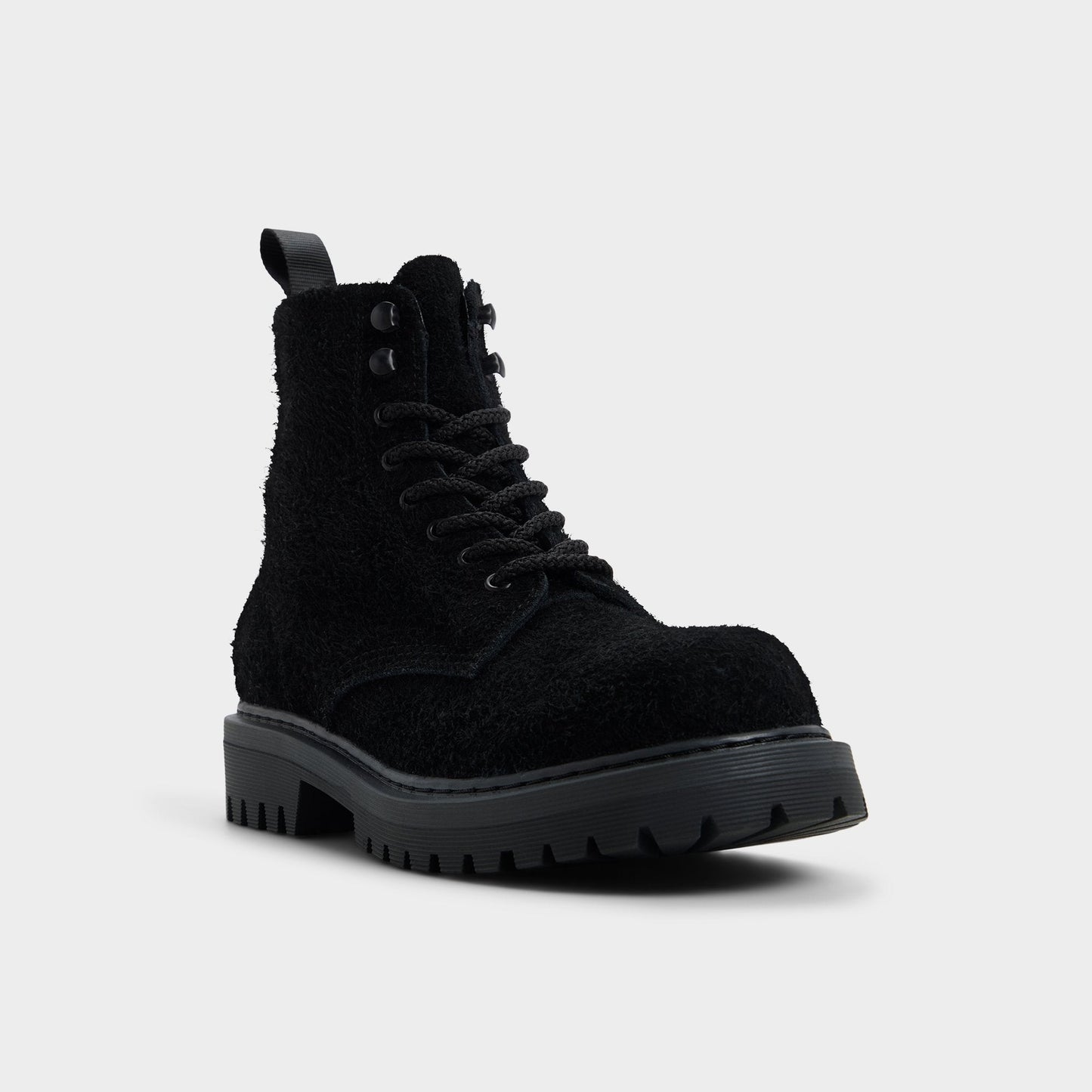 Doublezero in Black - Combat boot, Lug sole - Black