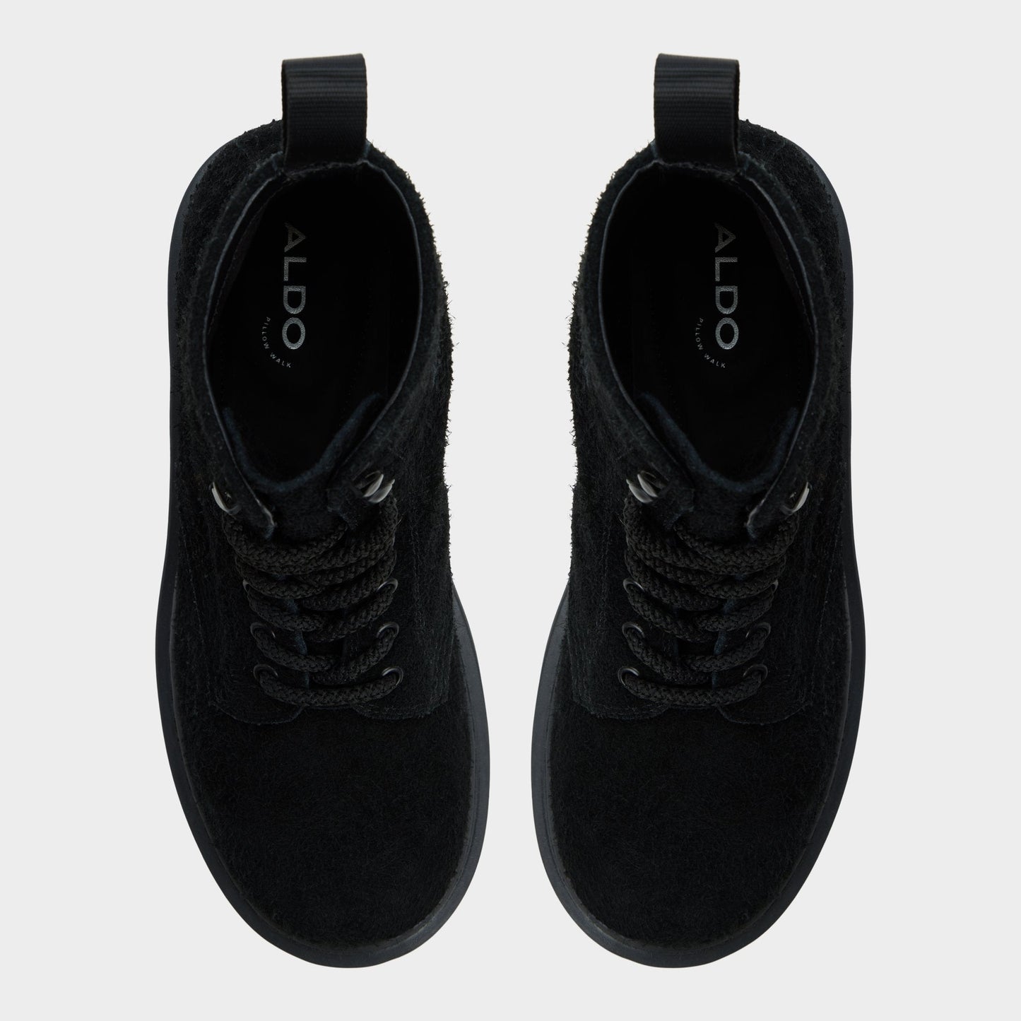 Doublezero in Black - Combat boot, Lug sole - Black