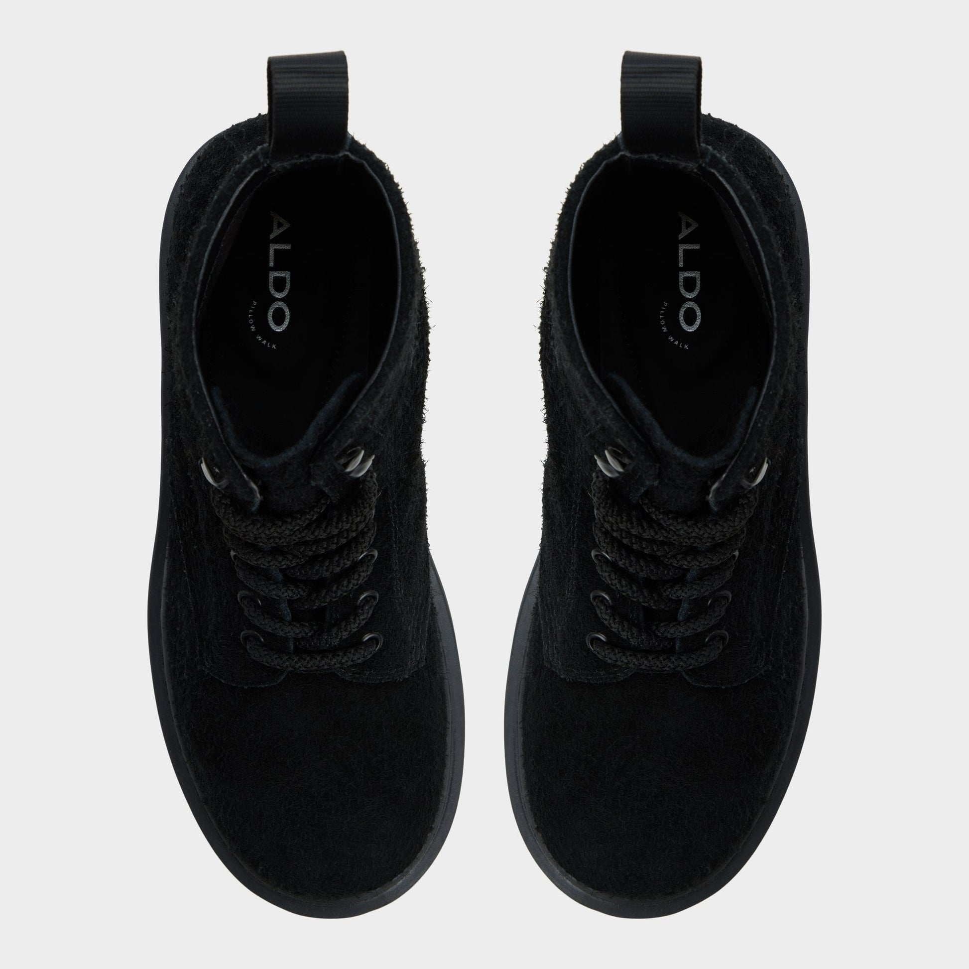 Doublezero in Black - Combat boot, Lug sole - Black