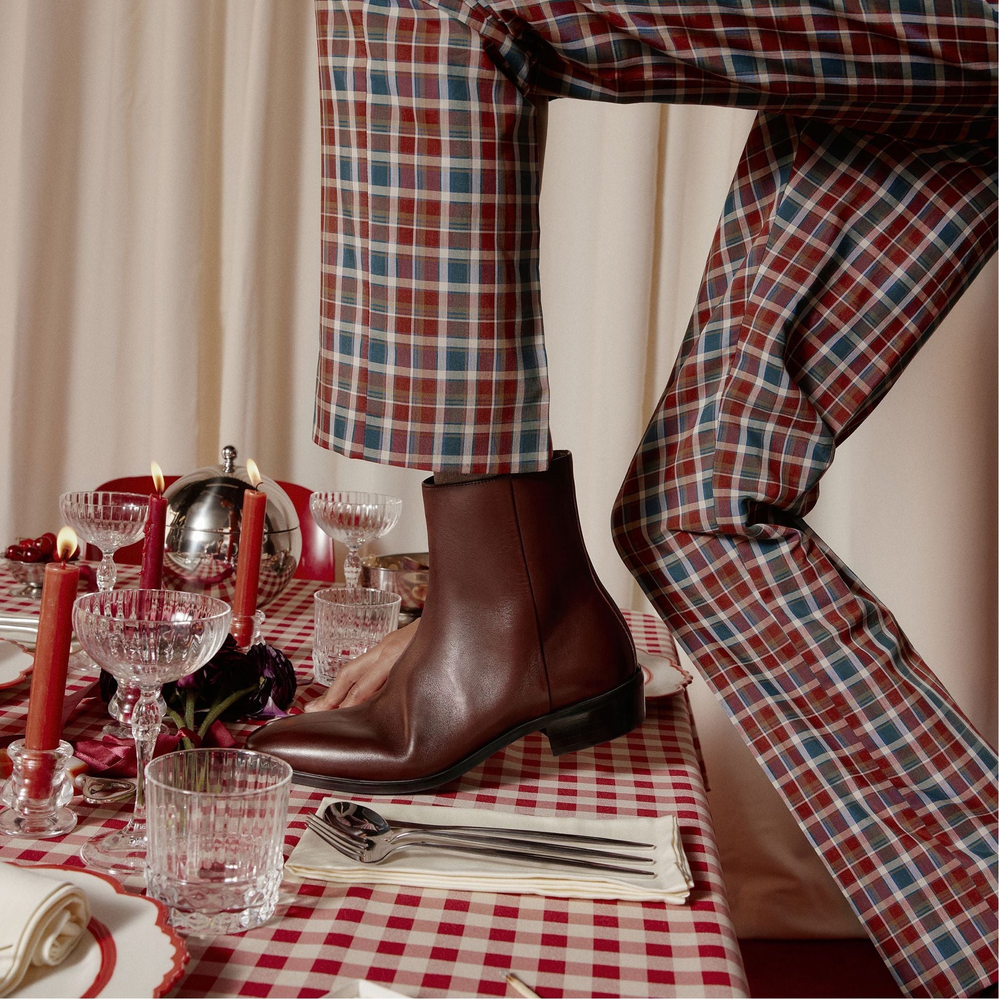 Amur in Bordo - Ankle boot - Bordo