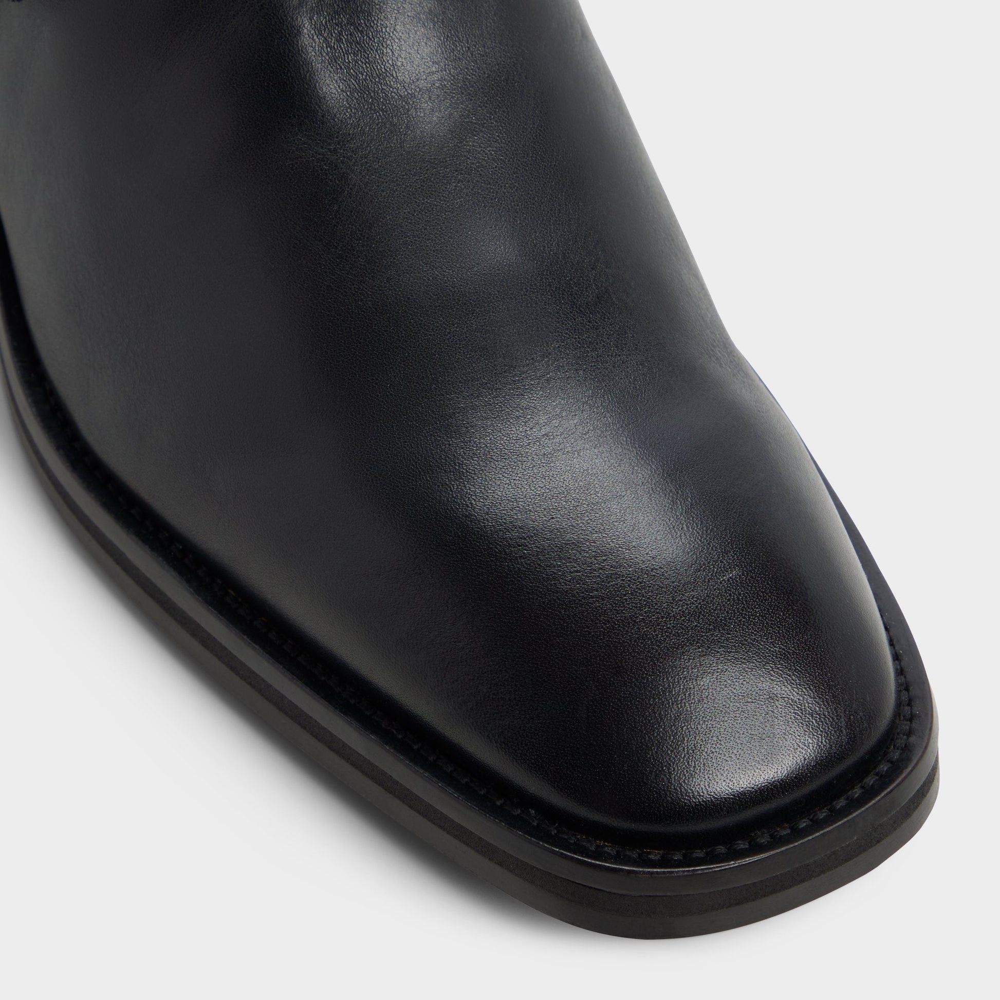 Marcos in Black - Ankle boot, Block heel - Black