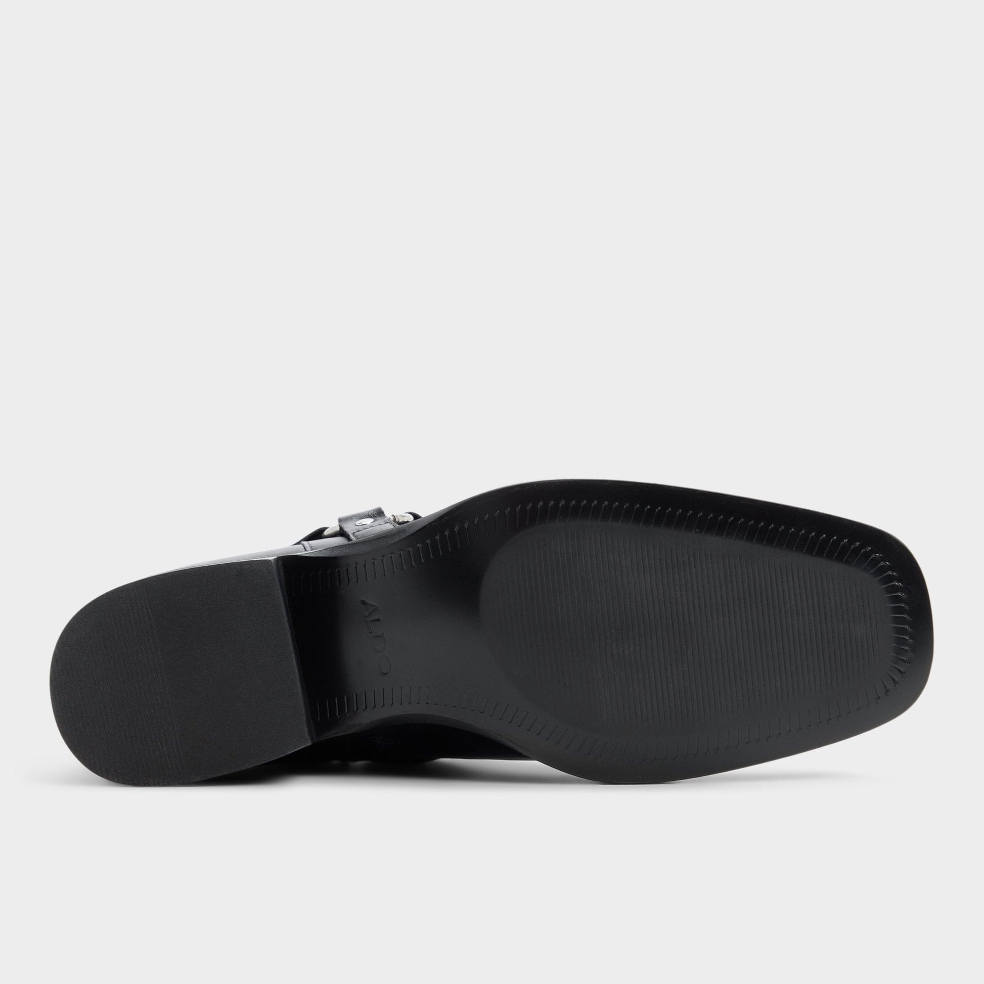 Marcos in Black - Ankle boot, Block heel - Black