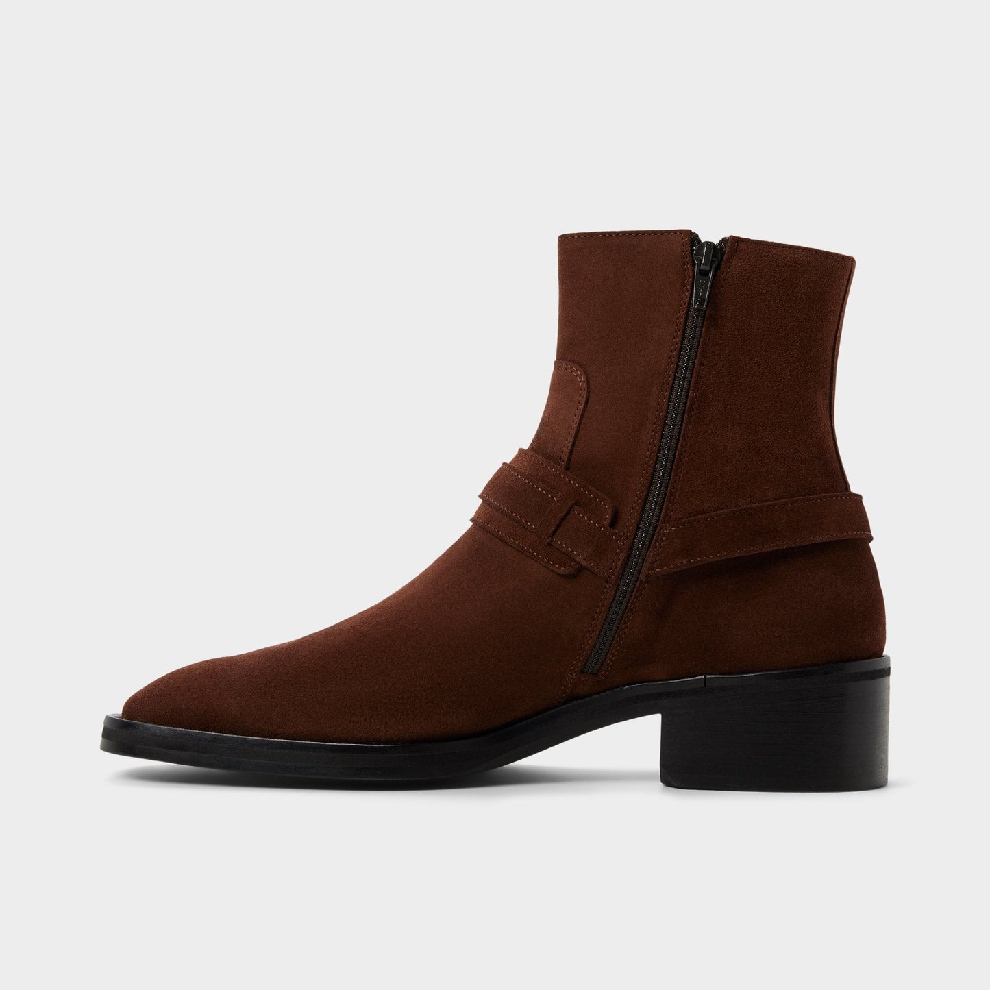 Marcos in Dark Brown - Ankle boot, Block heel - Dark Brown