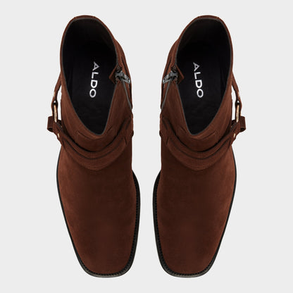 Marcos in Dark Brown - Ankle boot, Block heel - Dark Brown