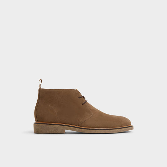 Jefrey Dark Brown Leather Suede Men's Chukka boots - Chukka boot - Dark Brown