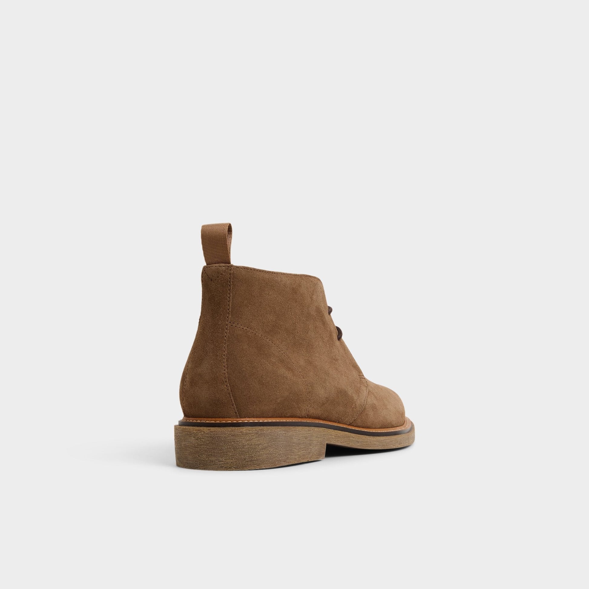 Jefrey Dark Brown Leather Suede Men's Chukka boots - Chukka boot - Dark Brown