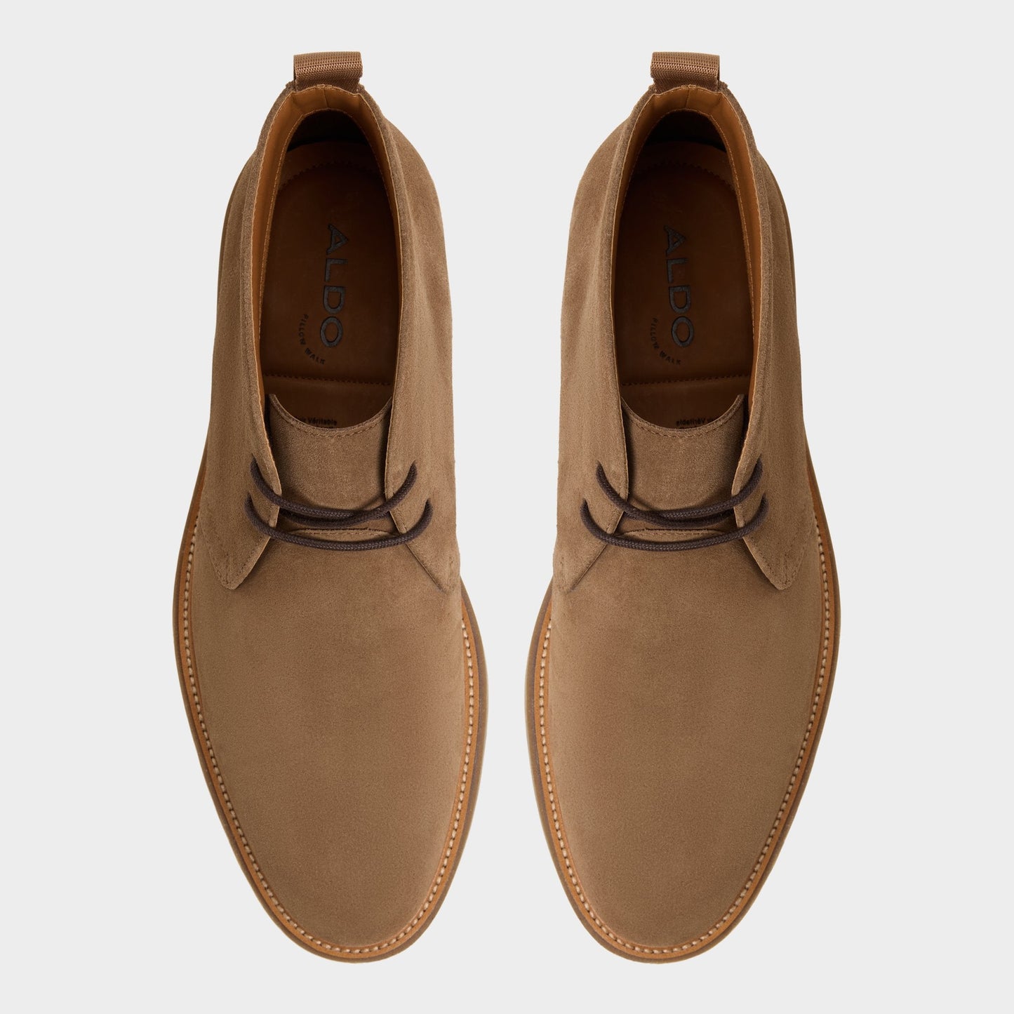 Jefrey Dark Brown Leather Suede Men's Chukka boots - Chukka boot - Dark Brown