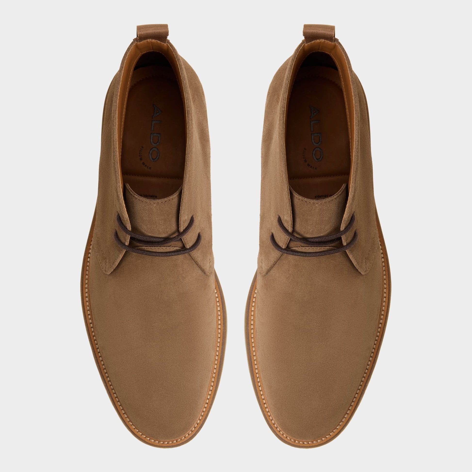 Jefrey Dark Brown Leather Suede Men's Chukka boots - Chukka boot - Dark Brown