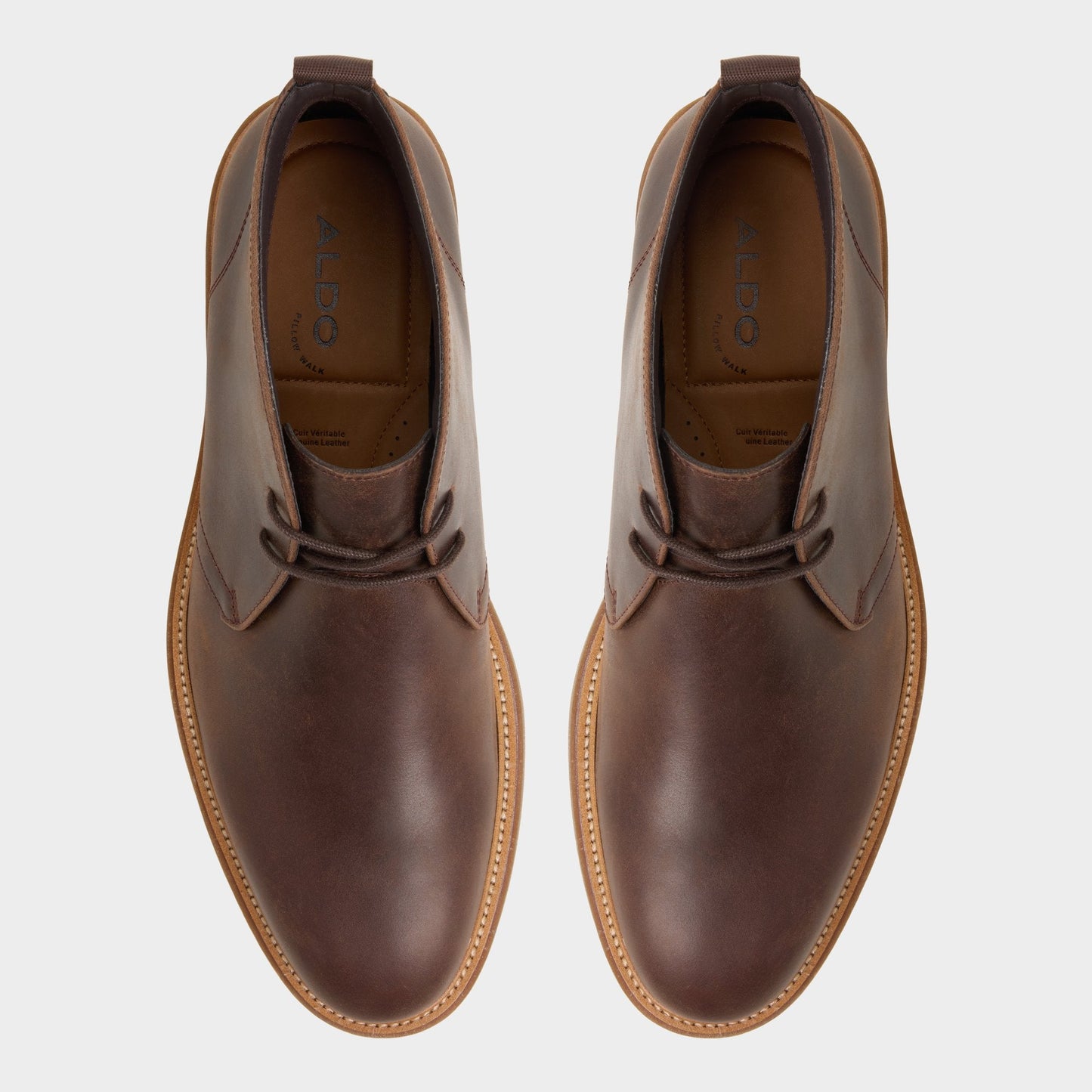 Jefrey Brown Overflow Men's Chukka boots - Chukka boot - Brown Overflow