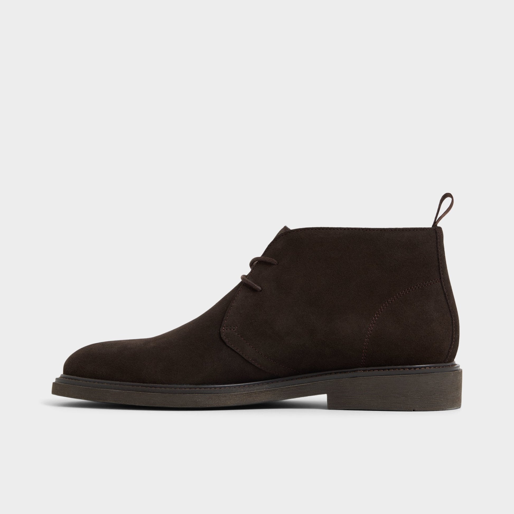 Jefrey Dark Brown Leather Suede Men's Chukka boots - Chukka boot - Dark Brown