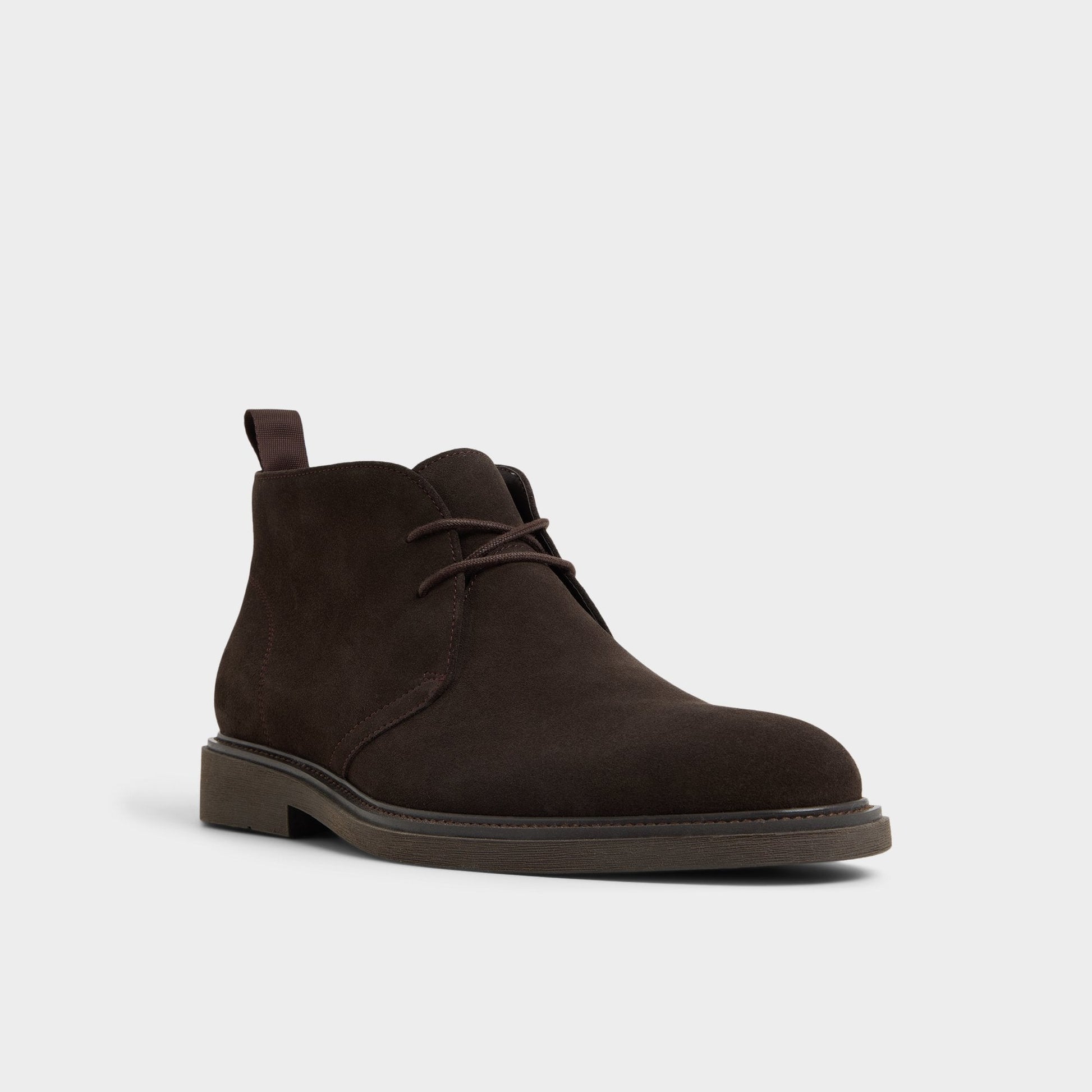 Jefrey Dark Brown Leather Suede Men's Chukka boots - Chukka boot - Dark Brown