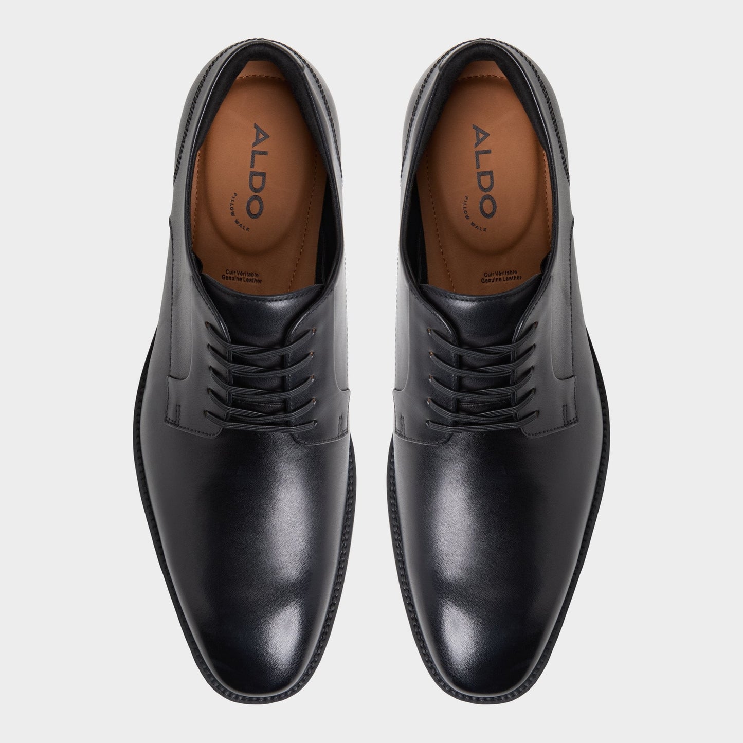 Teodoro Black Men's Dress Shoes - Derby shoe - Black