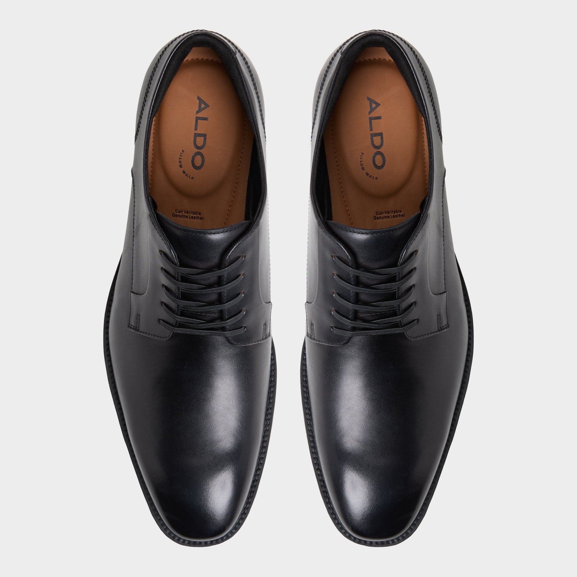 Teodoro Black Men's Dress Shoes - Derby shoe - Black