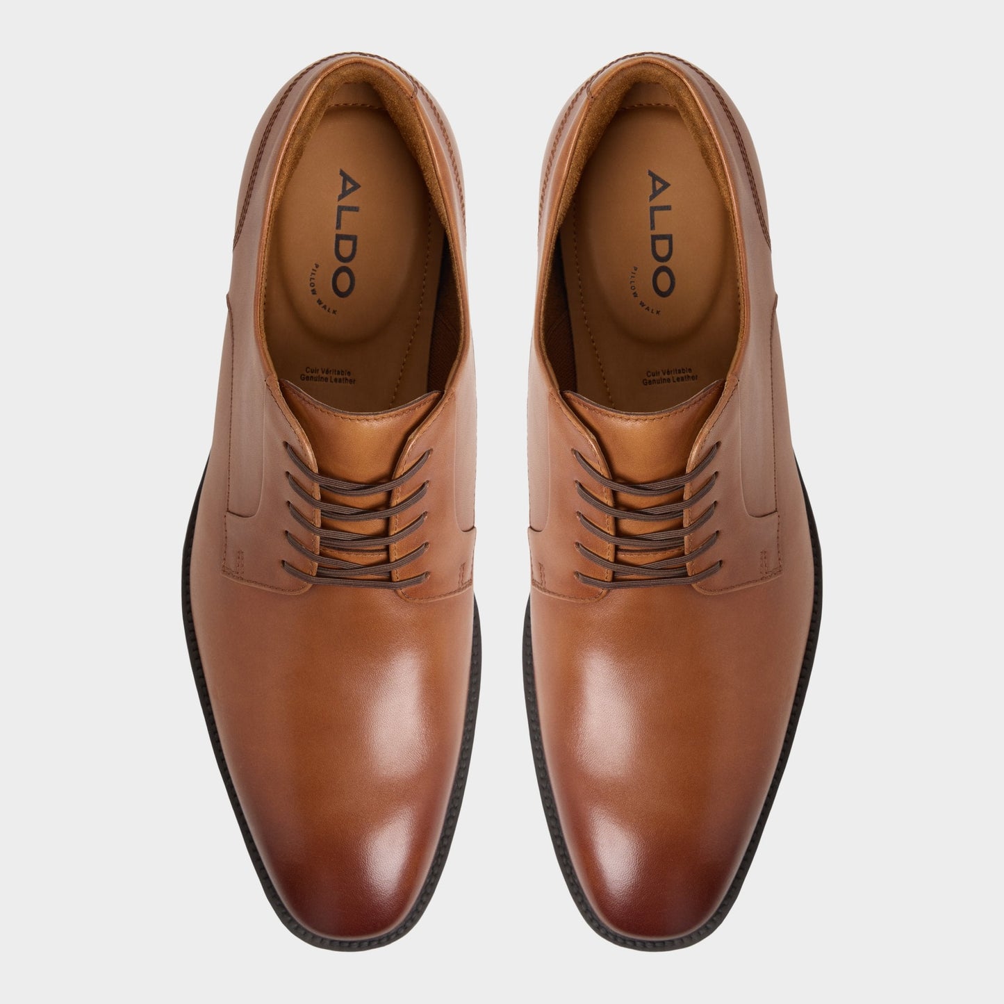 Teodoro in Cognac - Derby shoe - Cognac