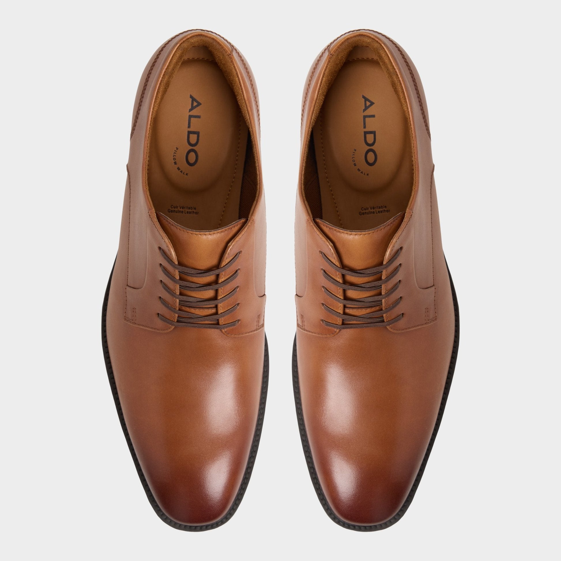 Teodoro in Cognac - Derby shoe - Cognac