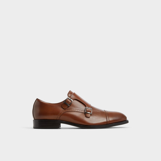 Zelasien in Cognac - Monkstrap loafer - Cognac