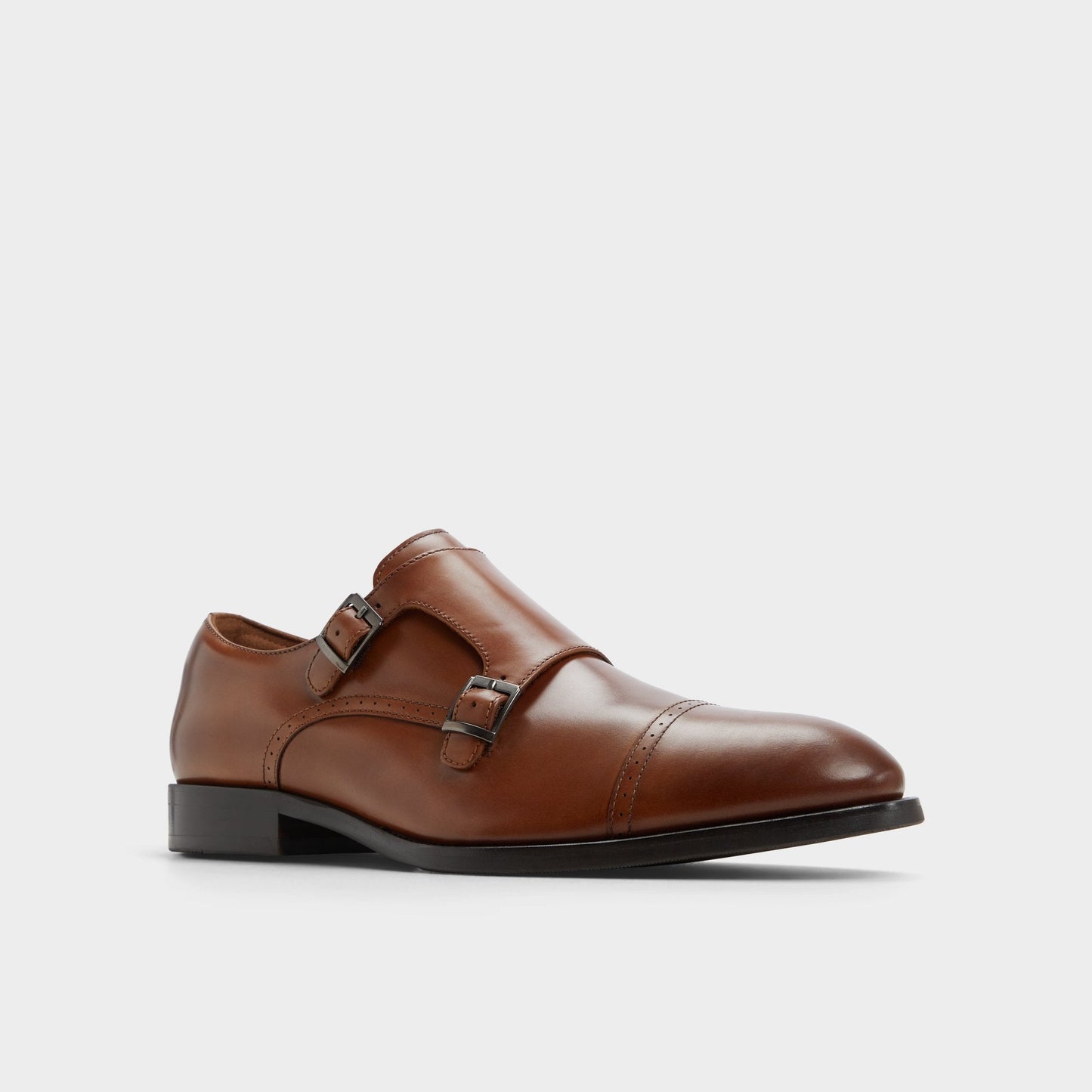Zelasien in Cognac - Monkstrap loafer - Cognac
